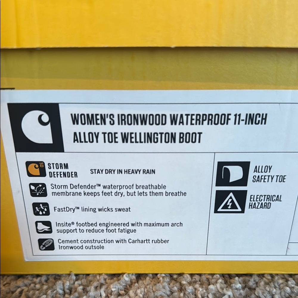 Carhartt Tan and Brown Work Boots - Picture 8 of 16